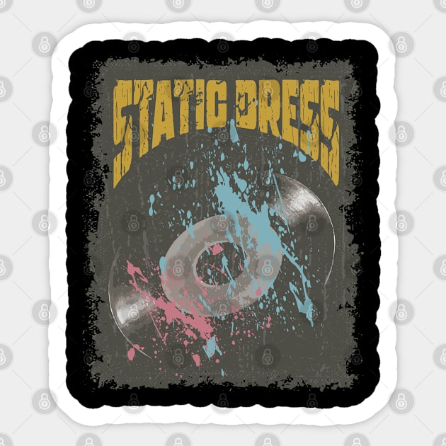 Static Dress Vintage Vynil Sticker by K.P.L.D.S.G.N